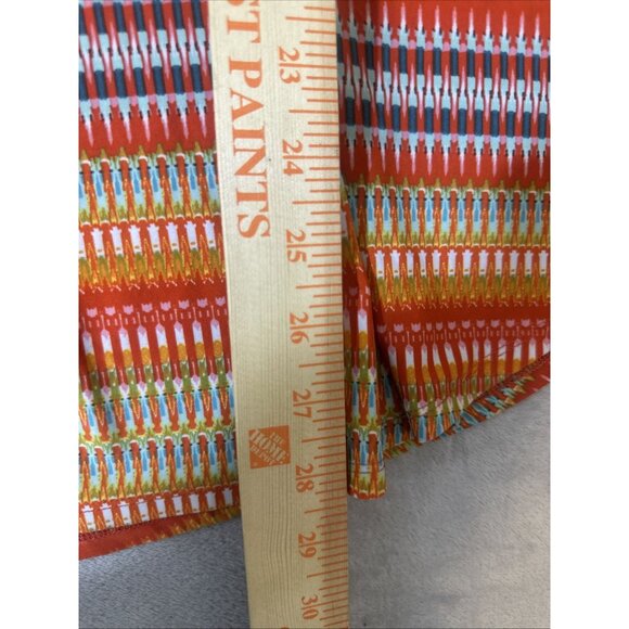 Cocomo Woman Plus 3X Multicolor Striped Boho Button Blouse - Picture 5 of 8